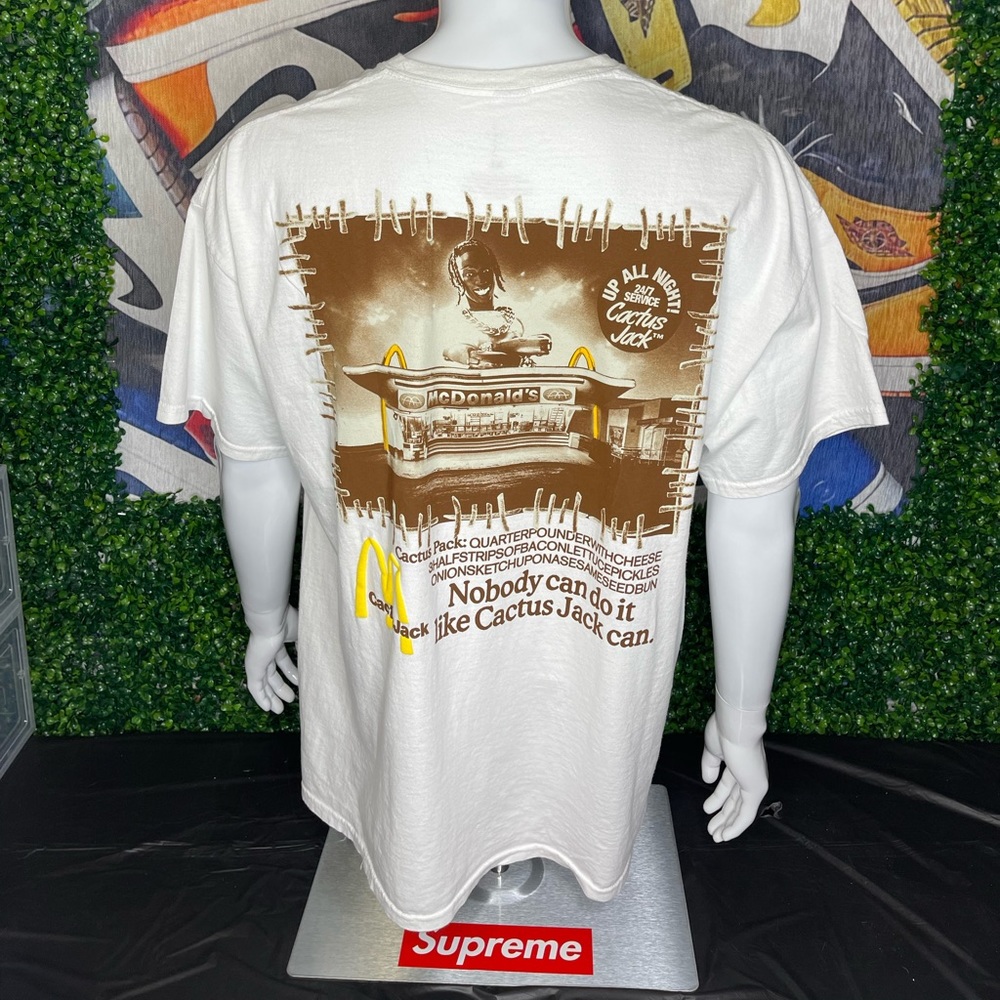 VINTAGE TEE - CACT-US JACK TRAVIS SCOTT (McDONALDS) (Sz XL)